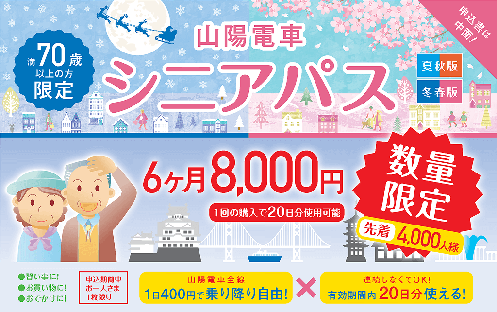 山陽電車シニアパス