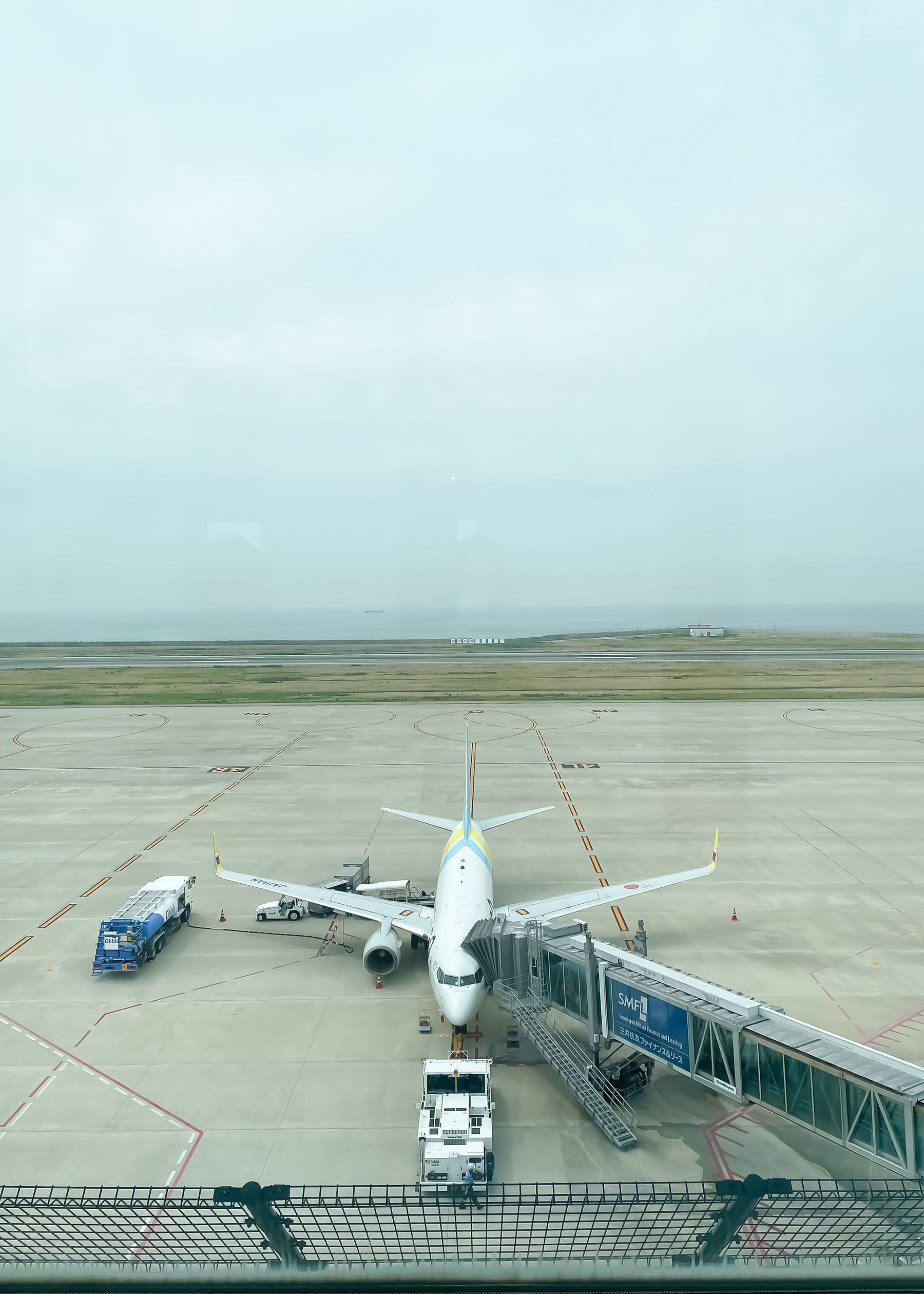 神戸空港 搭乗口の風景