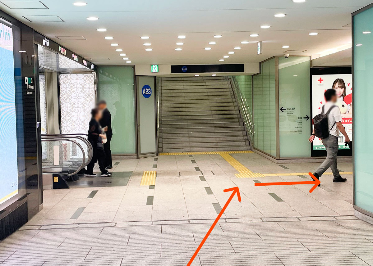 ポートライナーから阪神電鉄に乗り換え8