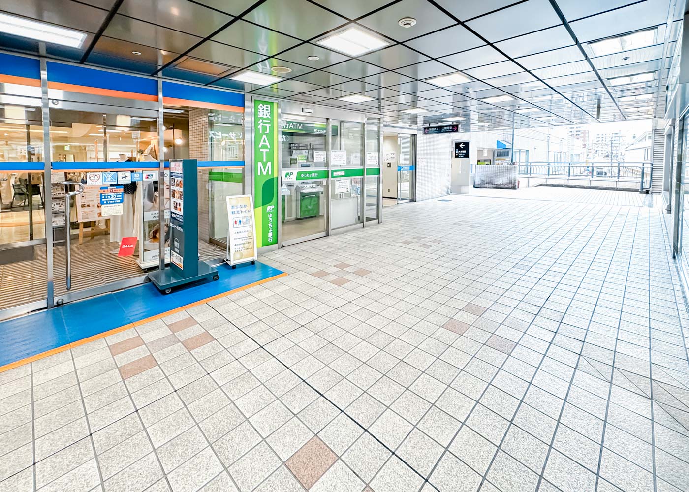 姫路駅での神姫バス10系統のりば ルート案内2