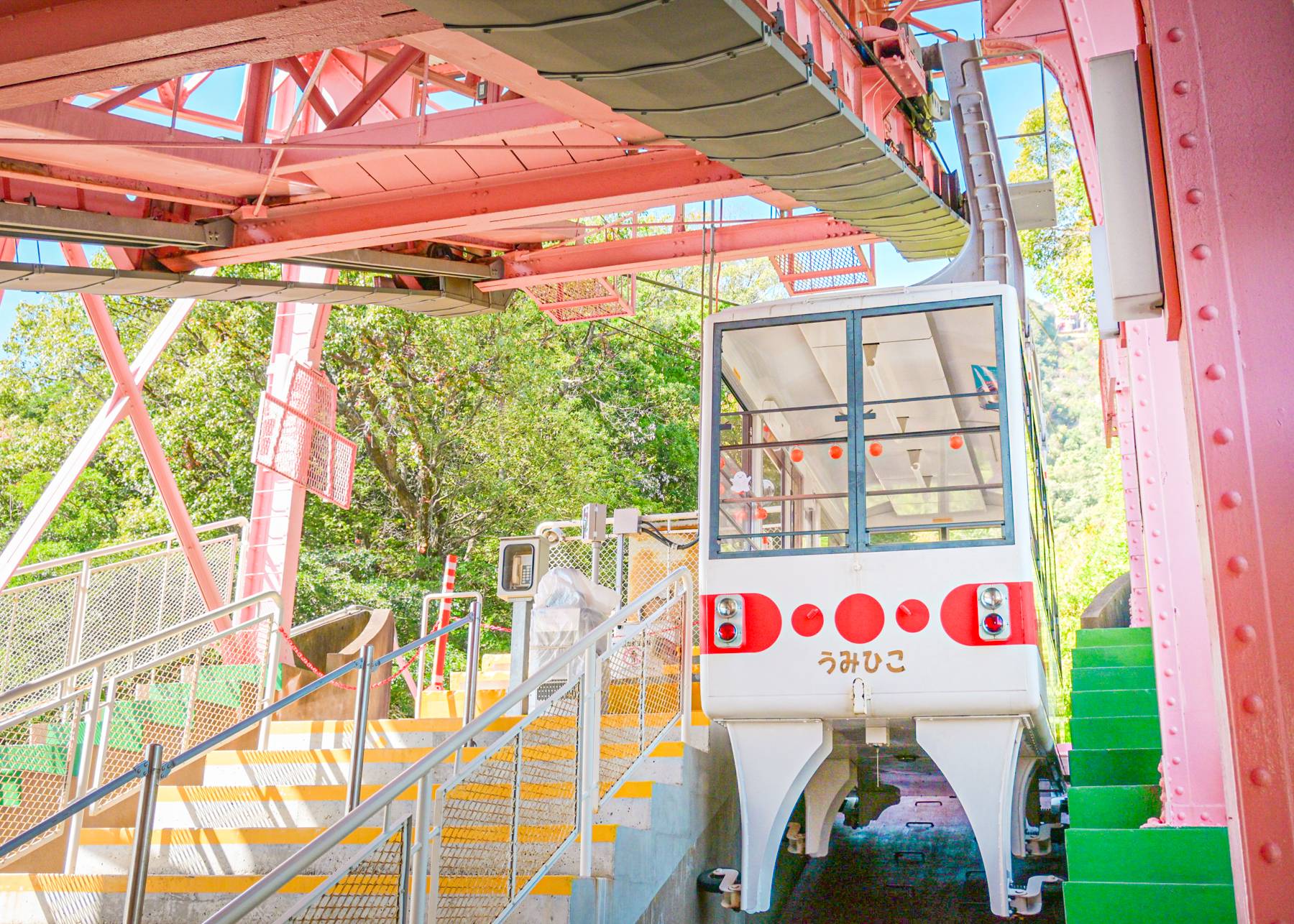 ロープウェイ「うみひこ」の写真