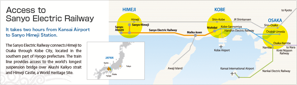 Access to Sanyo Electric Railway